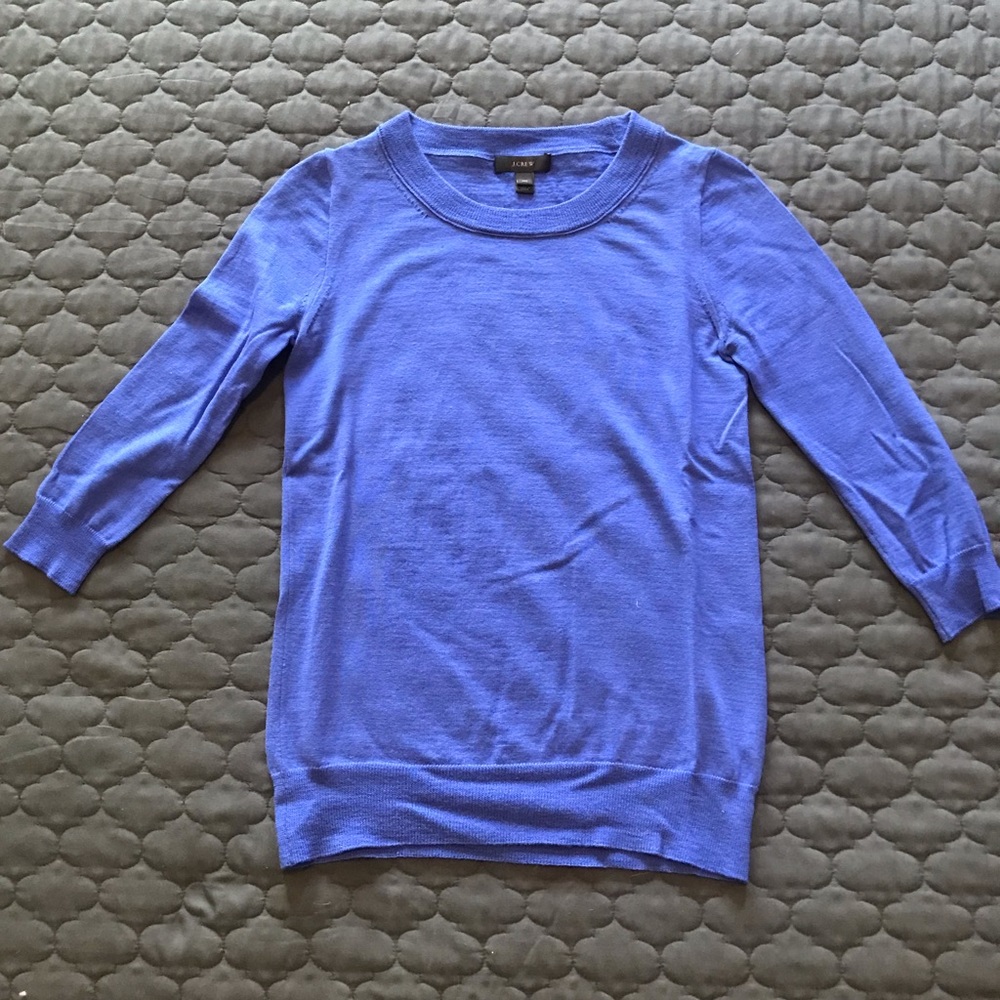 J. Crew Merino Wool 3/4 sleeve Tippi Sweater